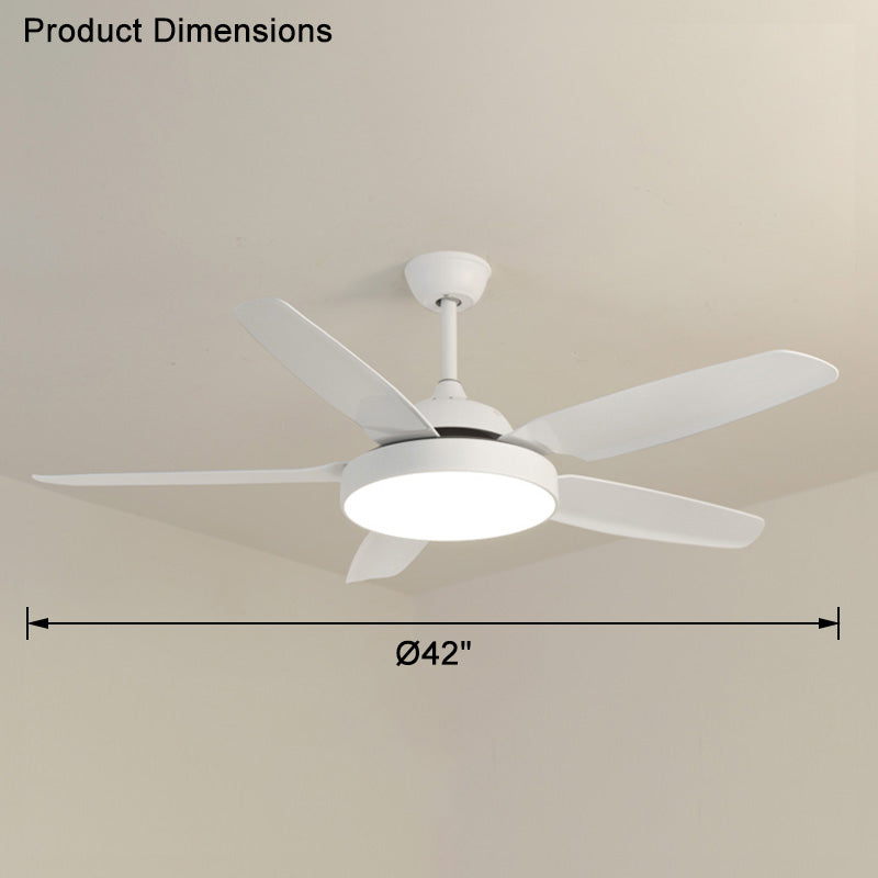 WOMO 5-Blatt-Deckenventilator mit Lampe - WM5101