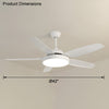 WOMO 5-Blatt-Deckenventilator mit Lampe - WM5101 thumbnail