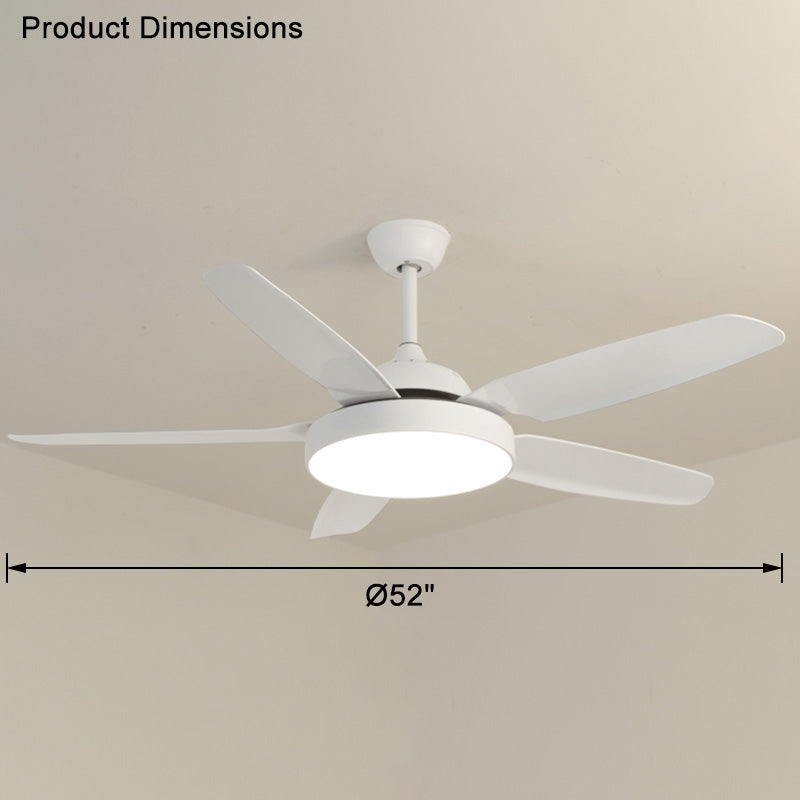 WOMO 5-Blatt-Deckenventilator mit Lampe - WM5101