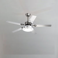 WOMO Slimline Stainless Steel Ceiling Fan Lamp - WM5112