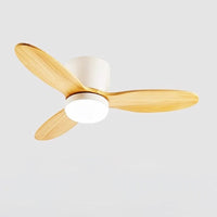 WOMO Mid Century Modern Hugger Ceiling Fan Lamp - WM5115