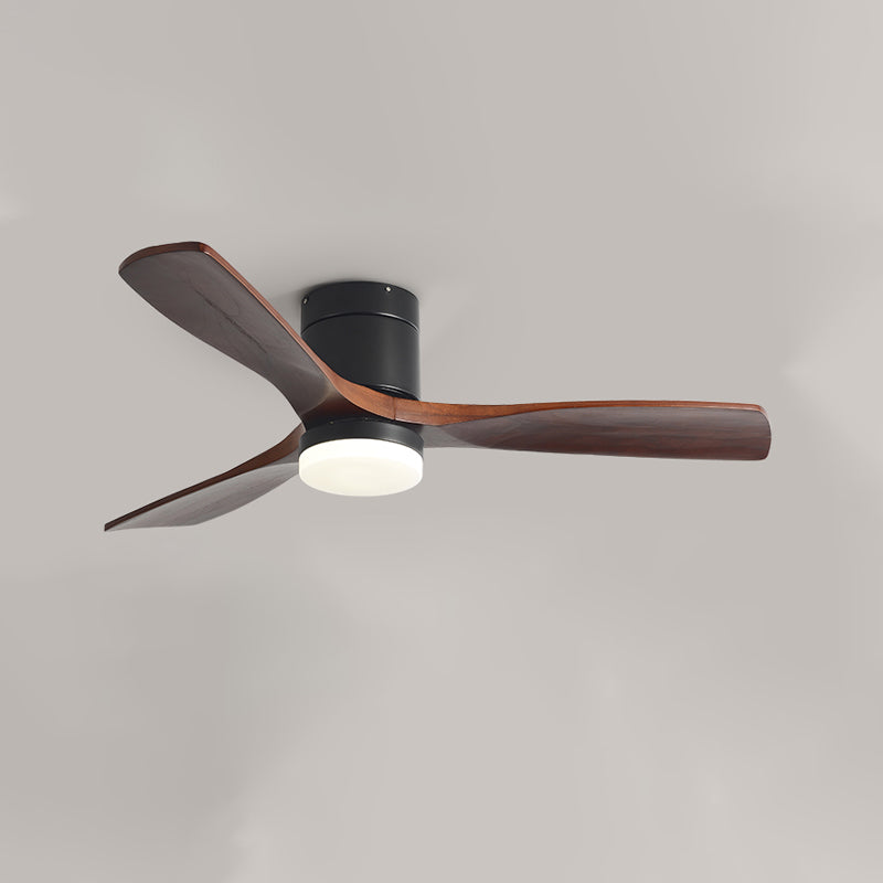 WOMO 3-Blatt-Holzflügel-Deckenventilatorlampe WM5116