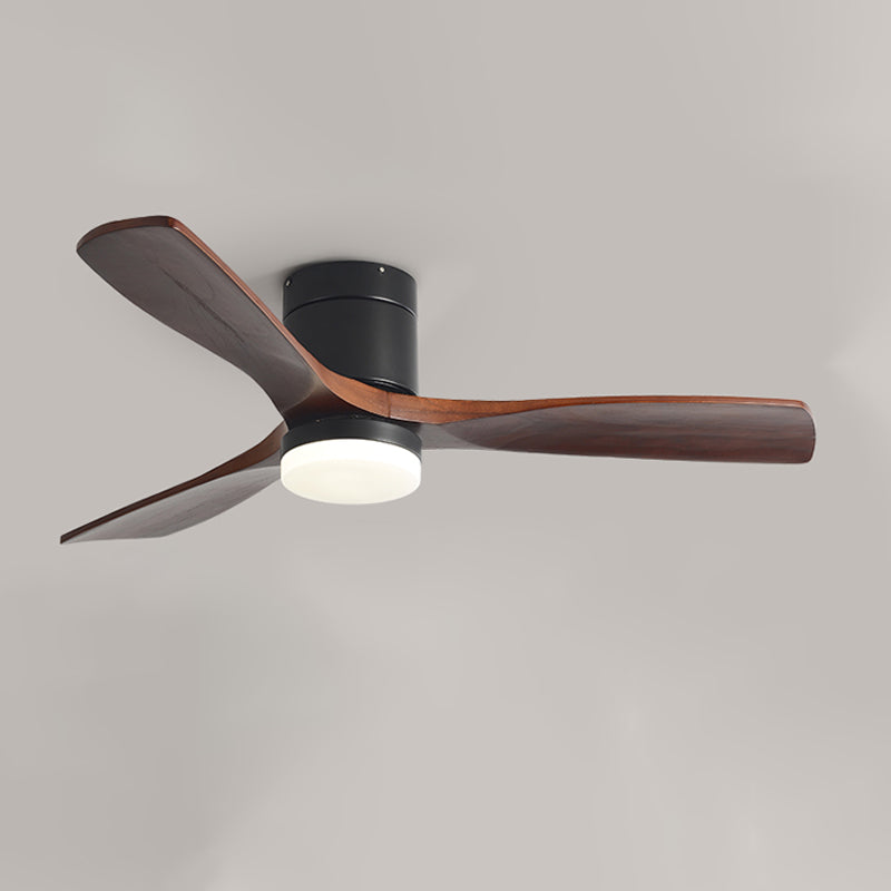 WOMO 3-Blatt-Holzflügel-Deckenventilatorlampe WM5116