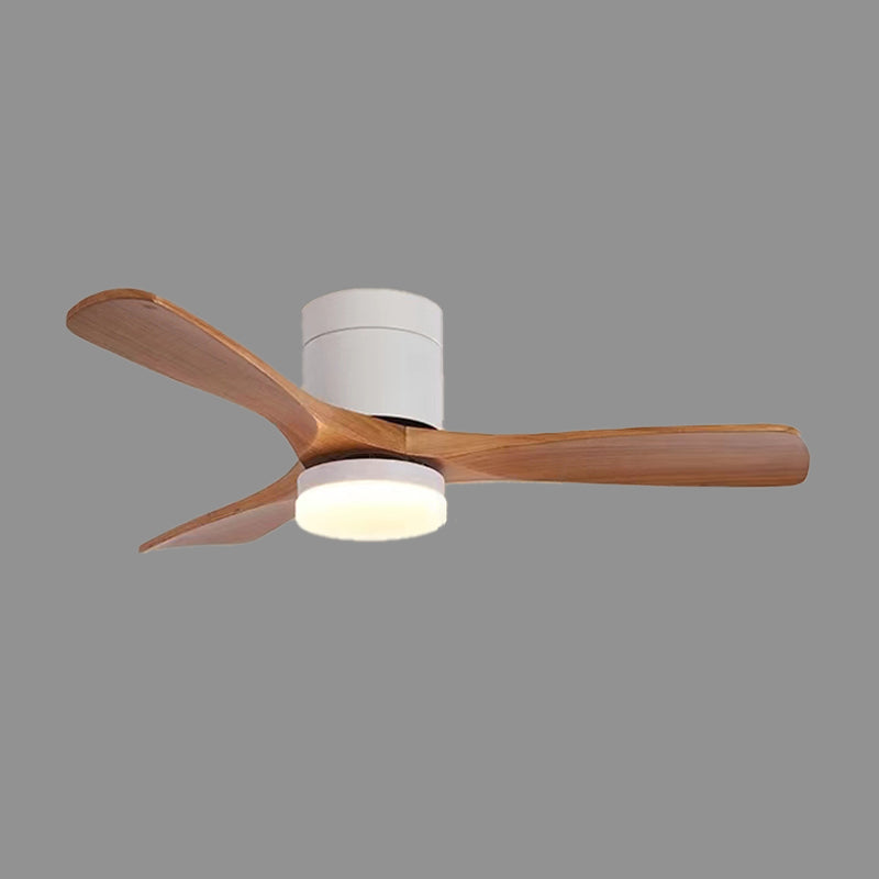 WOMO 3-Blatt-Holzflügel-Deckenventilatorlampe WM5116