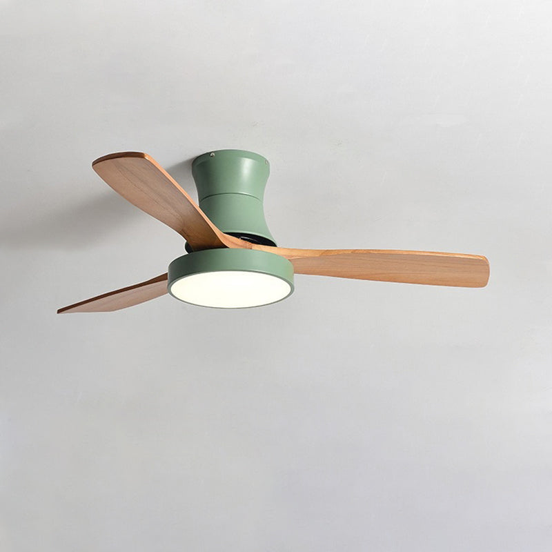 WOMO 3 Holzflügel Deckenventilator Lampe – WM5120