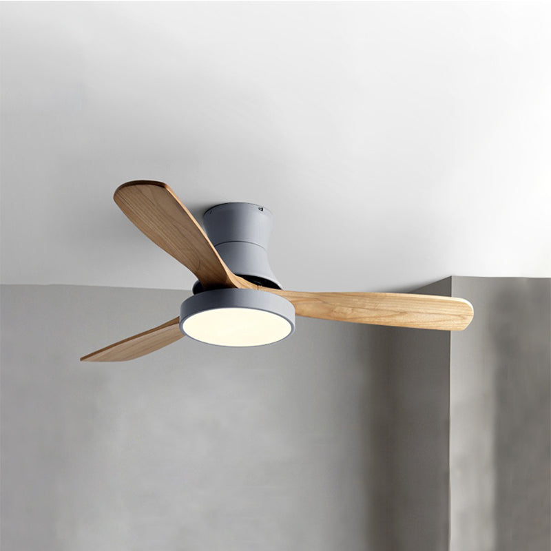 WOMO 3 Holzflügel Deckenventilator Lampe – WM5120