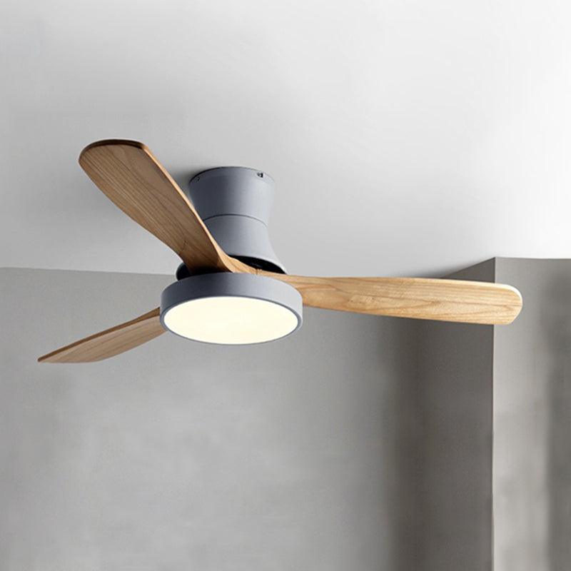 WOMO 3 Holzflügel Deckenventilator Lampe – WM5120
