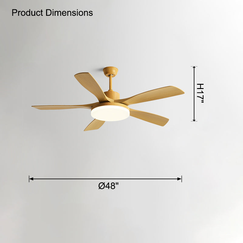 WOMO Scandi 5-Blatt-Deckenventilatorlampe-WM5125
