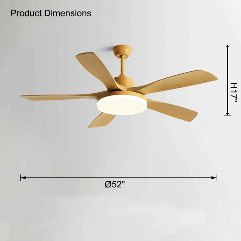 WOMO Scandi 5-Blatt-Deckenventilatorlampe-WM5125