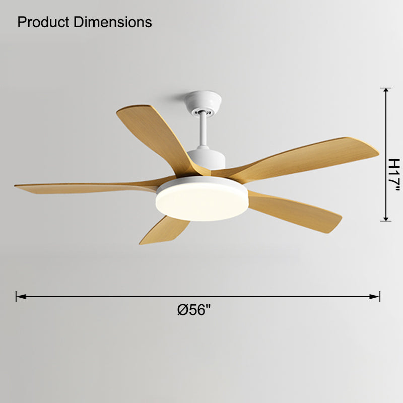 WOMO Scandi 5-Blatt-Deckenventilatorlampe-WM5125