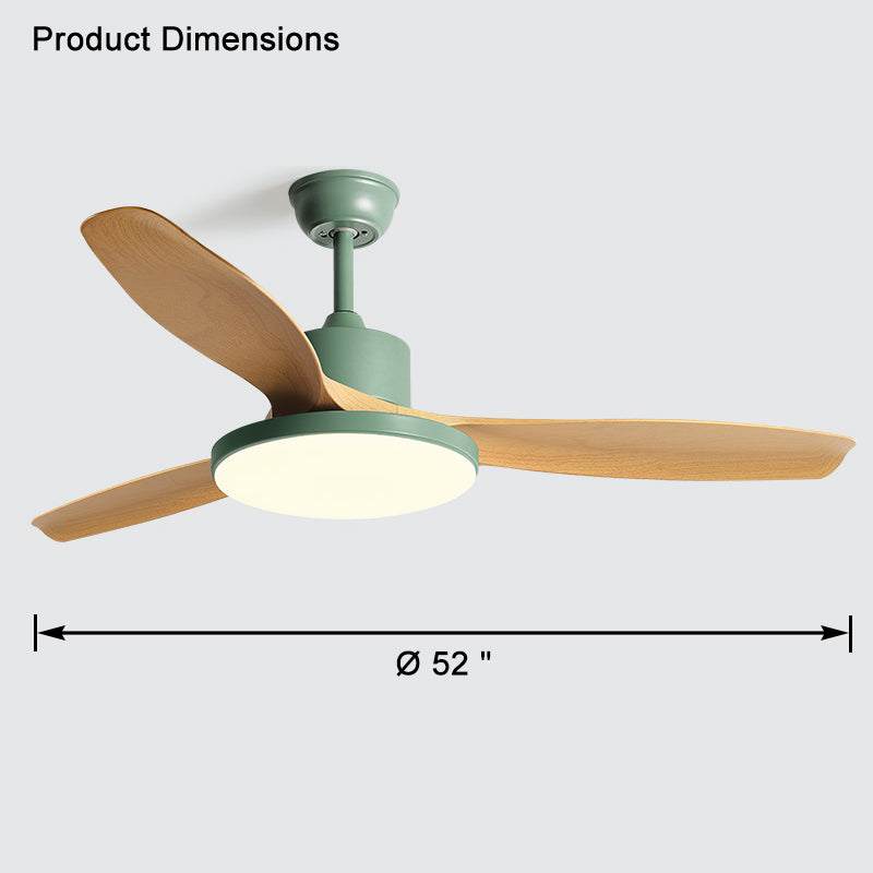 WOMO 3 Blade Ceiling Fan Lamp-WM5127