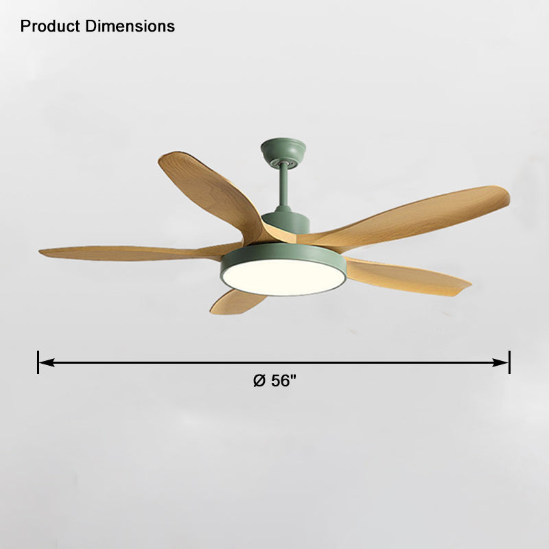 WOMO 5-Blatt-Modern-Deckenventilator-Leuchte-WM5129