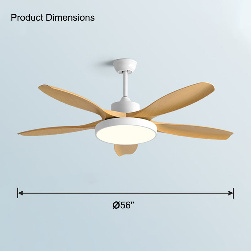 WOMO 5-Blatt-Modern-Deckenventilator-Leuchte-WM5129