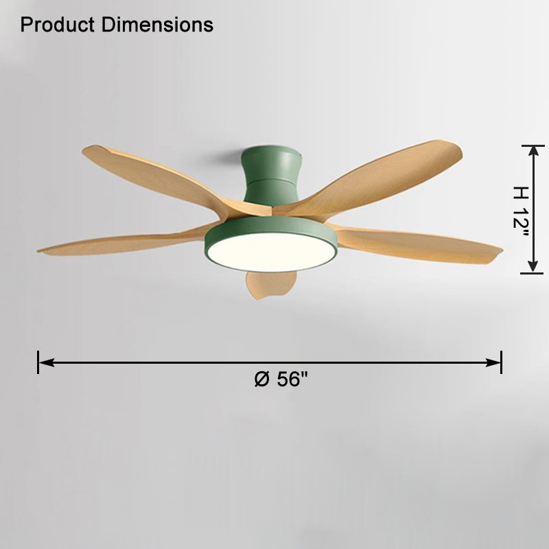 WOMO Scandi Große Deckenventilatorlampe zur bündigen Montage-WM5130