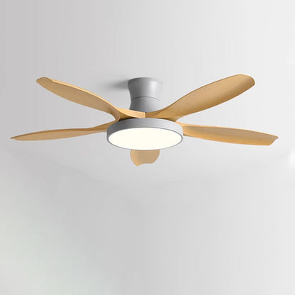WOMO Scandi Large Flush Mount Ceiling Fan Lamp-WM5130