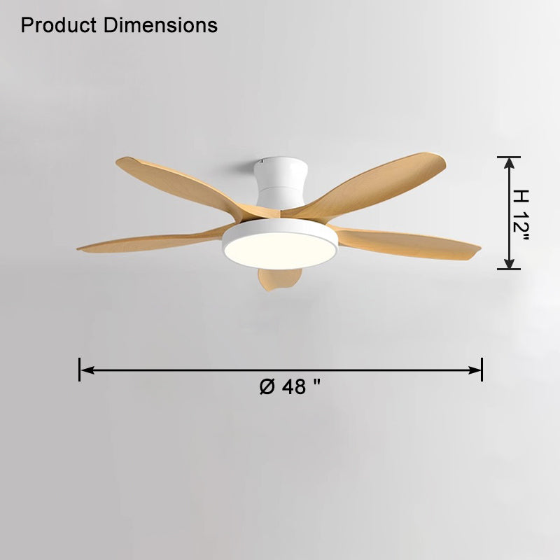 WOMO Scandi Große Deckenventilatorlampe zur bündigen Montage-WM5130