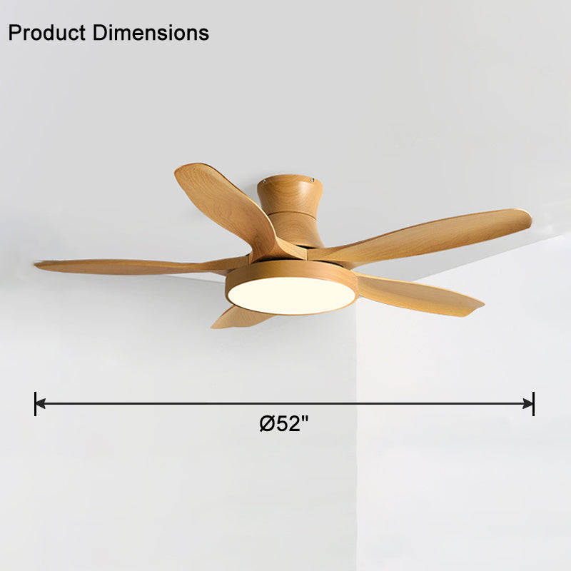 WOMO Scandi Große Deckenventilatorlampe zur bündigen Montage-WM5130