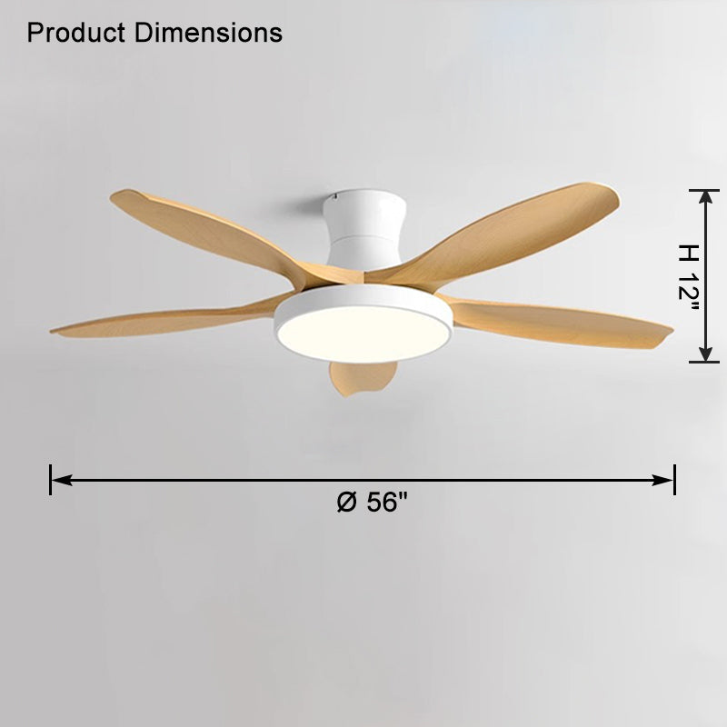WOMO Scandi Große Deckenventilatorlampe zur bündigen Montage-WM5130