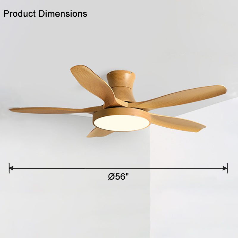 WOMO Scandi Große Deckenventilatorlampe zur bündigen Montage-WM5130