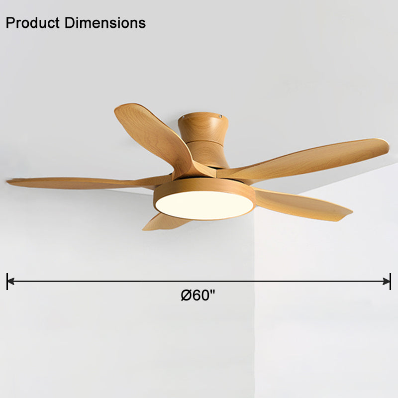 WOMO Scandi Große Deckenventilatorlampe zur bündigen Montage-WM5130