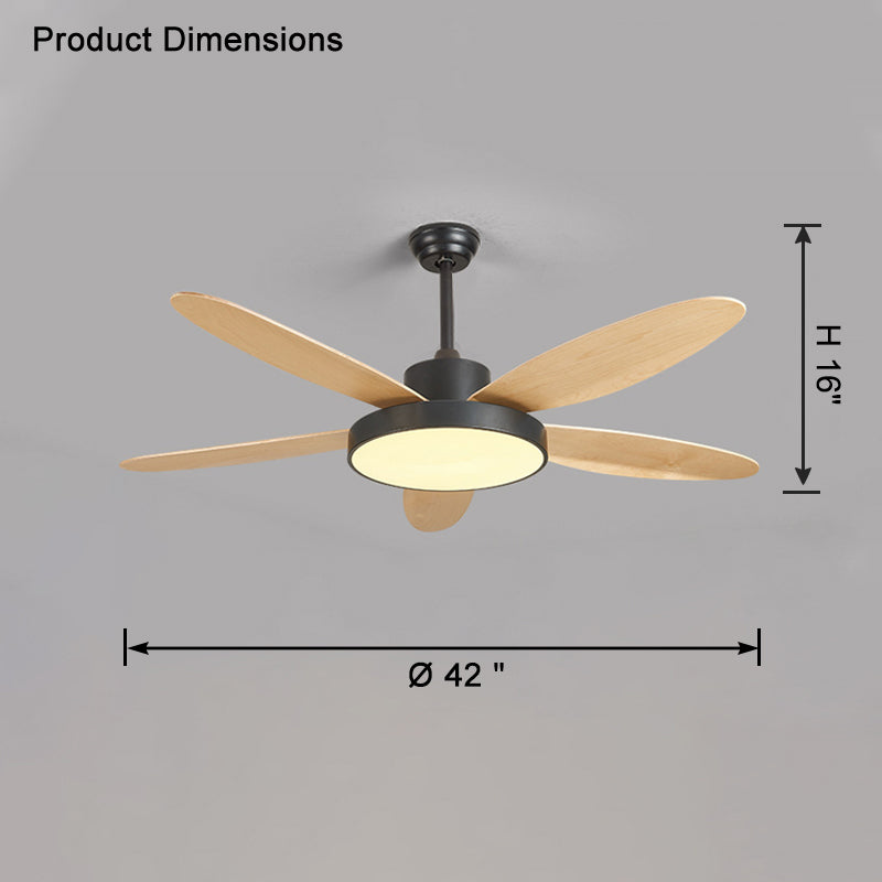 WOMO 5-Blatt Moderne Deckenventilator Lampe-WM5131