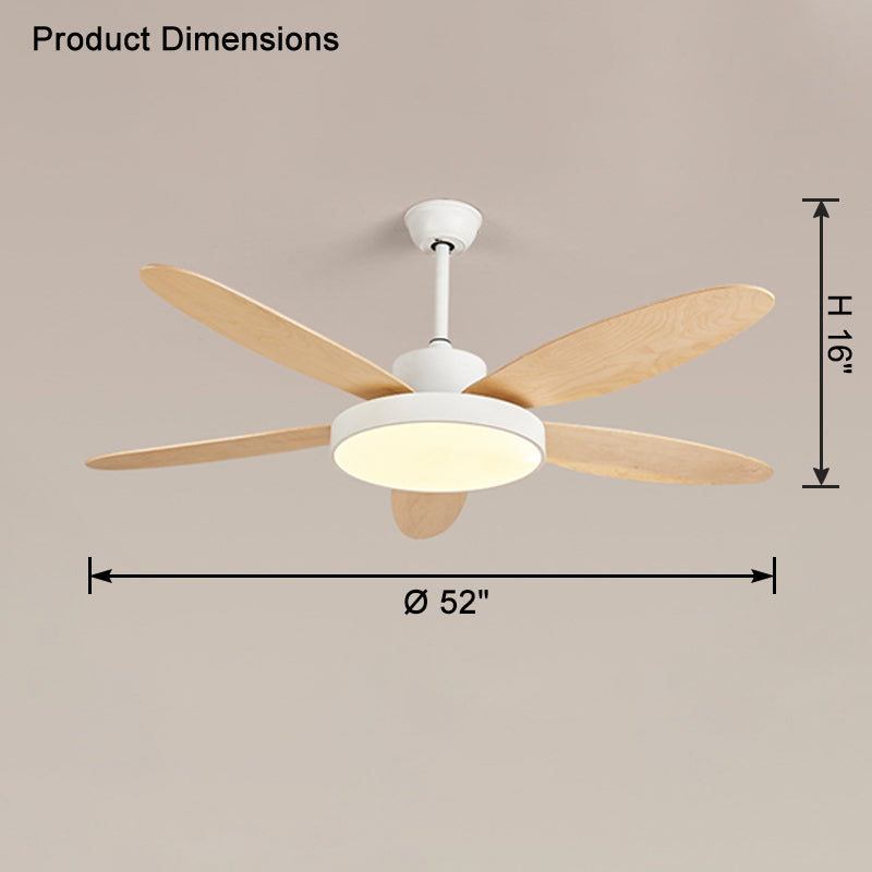 WOMO 5-Blatt Moderne Deckenventilator Lampe-WM5131