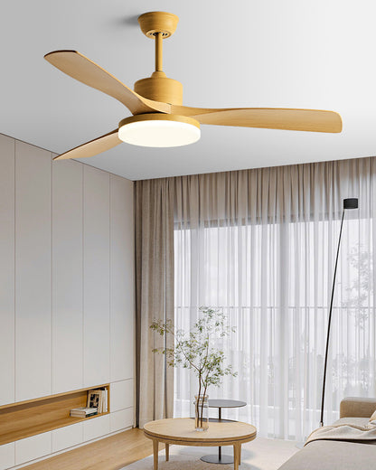WOMO 42" Wood-look Ceiling Fan Lamp - WM5154