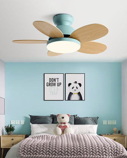 WOMO Children Low Profile Ceiling Fan Lamp - WM5158