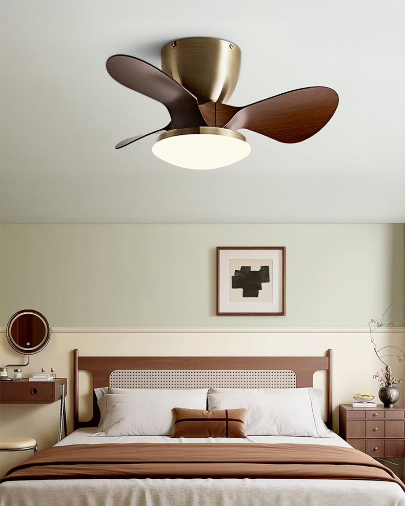 WOMO 24 Inch Small Low Profile Ceiling Fan Lamp - WM5159