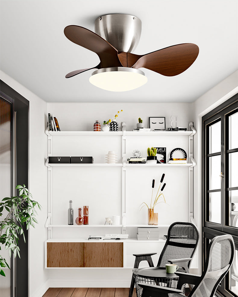 WOMO 24 Inch Small Low Profile Ceiling Fan Lamp - WM5159