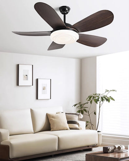 WOMO Modern Ceiling Fan with Bright Light - WM5169