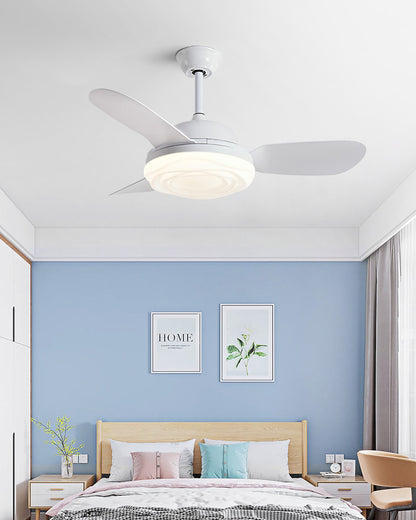 WOMO Modern Ceiling Fan with Bright Light - WM5169