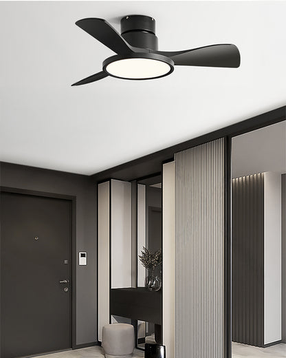 WOMO 3 Blade Low Profile Ceiling Fan Lamp - WM5170