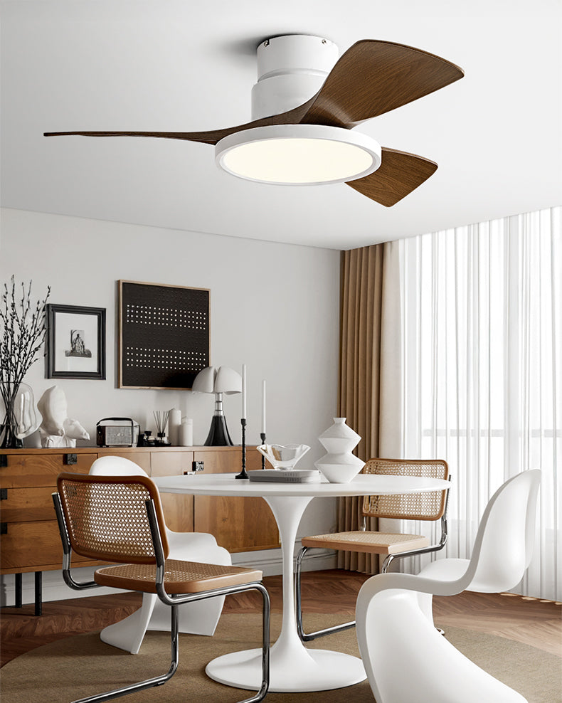 WOMO 3 Blade Low Profile Ceiling Fan Lamp - WM5170