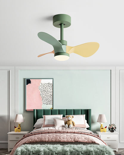 WOMO 24 inch Small Ceiling Fan Lamp- WM5172