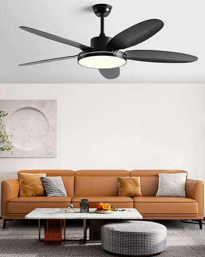 WOMO 5 Blade Modern Ceiling Fan Lamp - WM5189