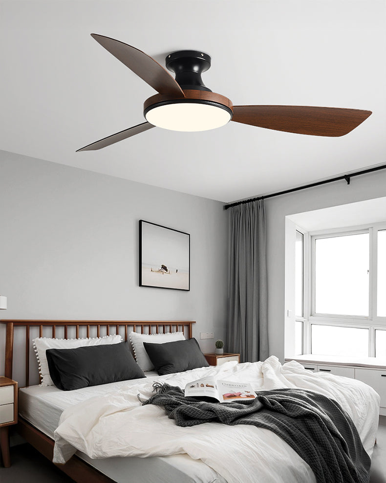 WOMO Modern Low Profile Ceiling Fan Lamp - WM5190