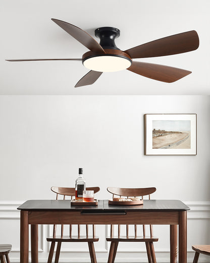 WOMO Modern Low Profile Ceiling Fan Lamp - WM5190