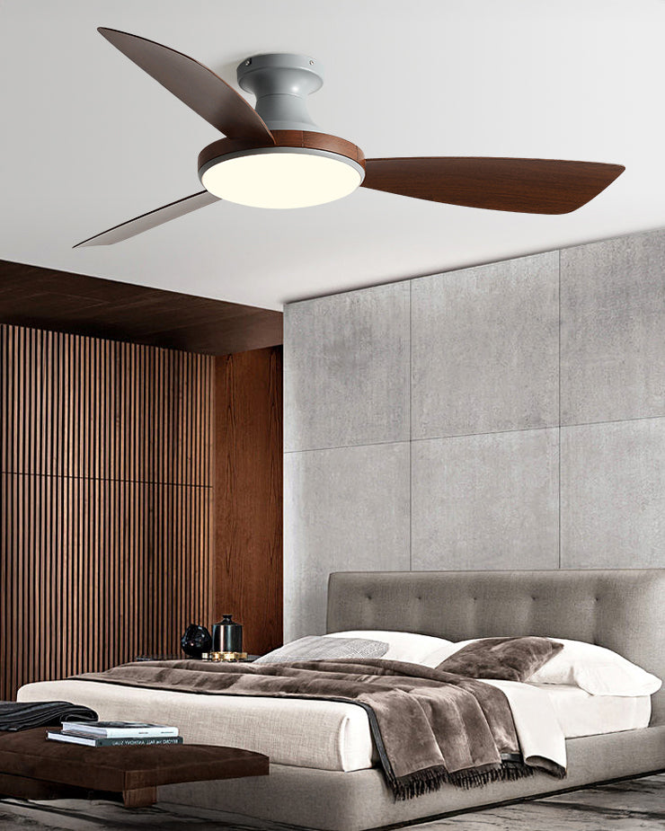 WOMO Modern Low Profile Ceiling Fan Lamp - WM5190