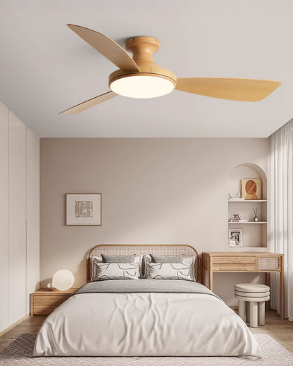 WOMO Modern Low Profile Ceiling Fan Lamp - WM5190