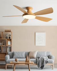 WOMO Plafonnier ventilateur à profil bas moderne - WM5190