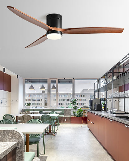 WOMO 3 Blade Low Profile Ceiling Fan Lamp - WM5193