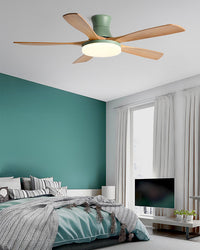 WOMO Modern Low Profile Deckenventilator Lampe - WM5198