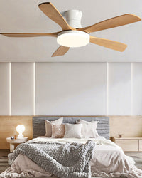 WOMO Modern Low Profile Deckenventilator Lampe - WM5198