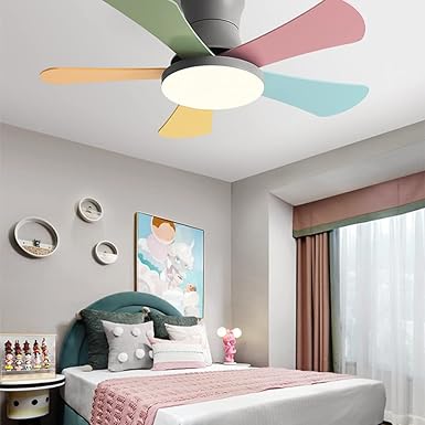 Ventilateur de Plafond Plat avec Lumière WOMO Scandi-WM5086