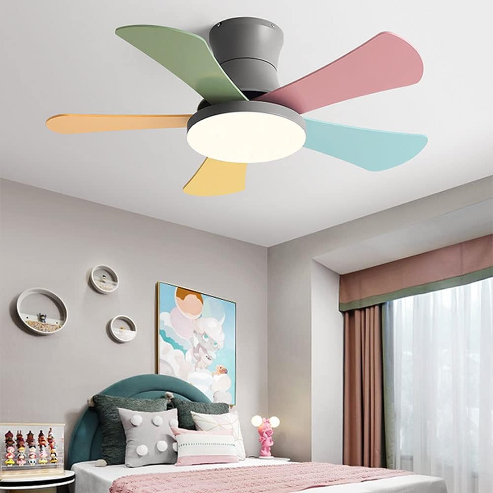 Ventilateur de Plafond Plat avec Lumière WOMO Scandi-WM5086