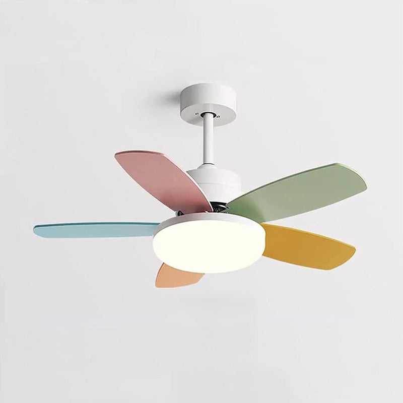 WOMO 5-Klingen Scandi Deckenventilator Lampe-WM5089