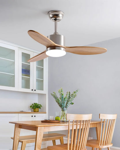 WOMO Mid Century Modern Ceiling Fan Lamp-WM5204