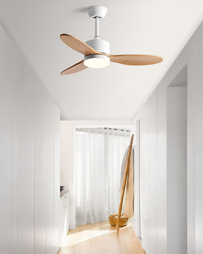 WOMO Mid Century Modern Ceiling Fan Lamp-WM5204