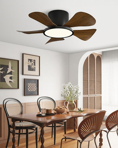 WOMO 30 Inch Low Profile Ceiling Fan Lamp-WM5205